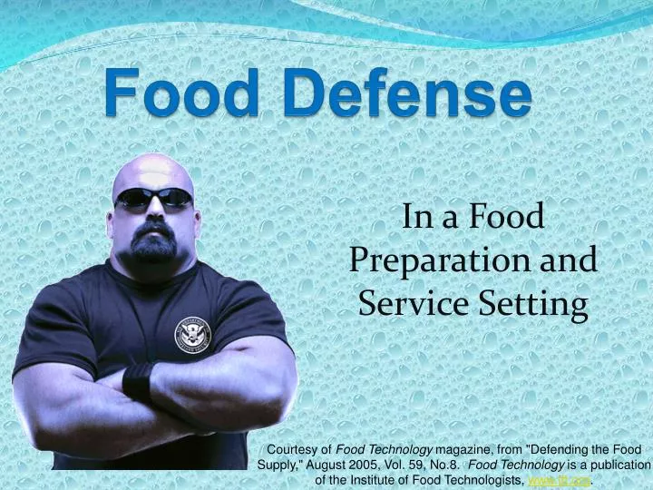 food defense n.