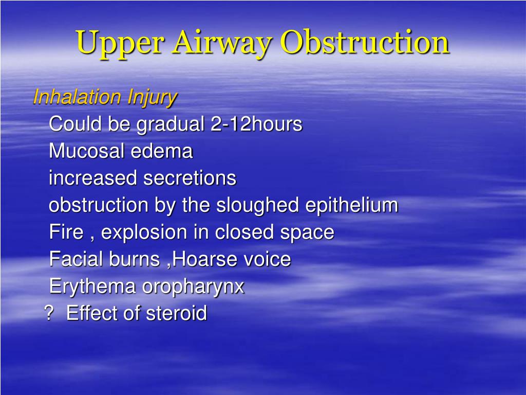 Ppt Upper Airway Obstruction Powerpoint Presentation Free Download Id3108356 9634