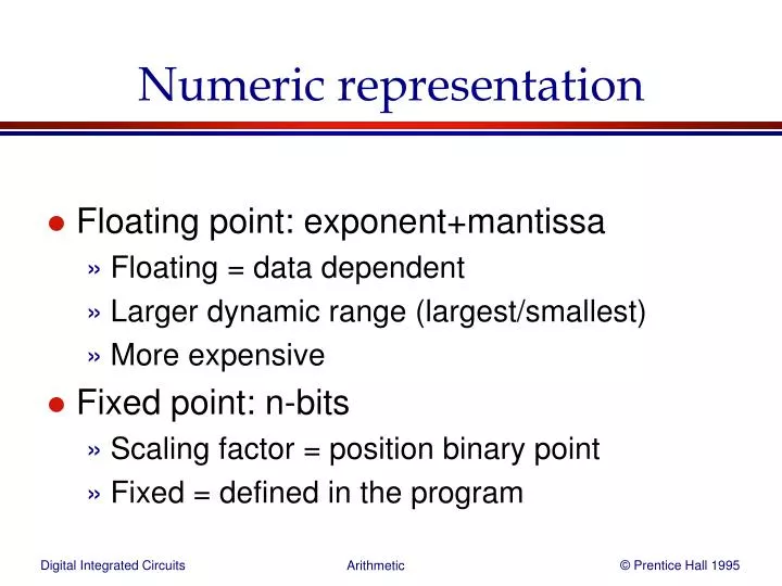 what is numeric representation