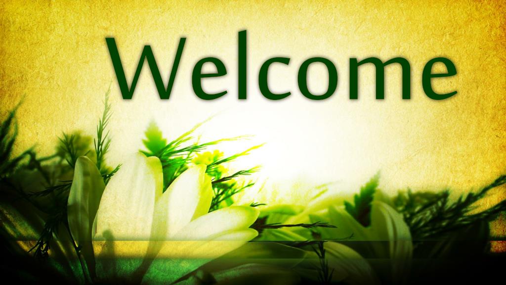 Welcome images for ppt