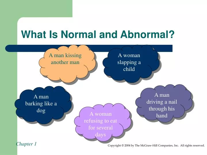 PPT What Is Normal And Abnormal PowerPoint Presentation Free