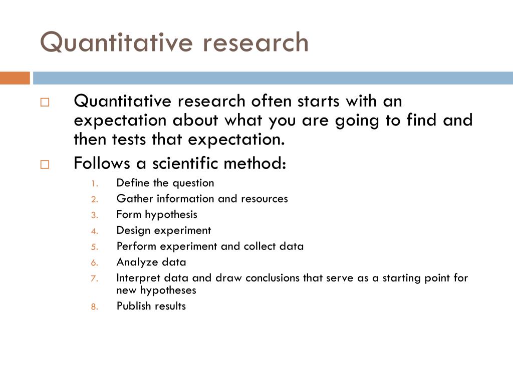 importance of quantitative research ppt