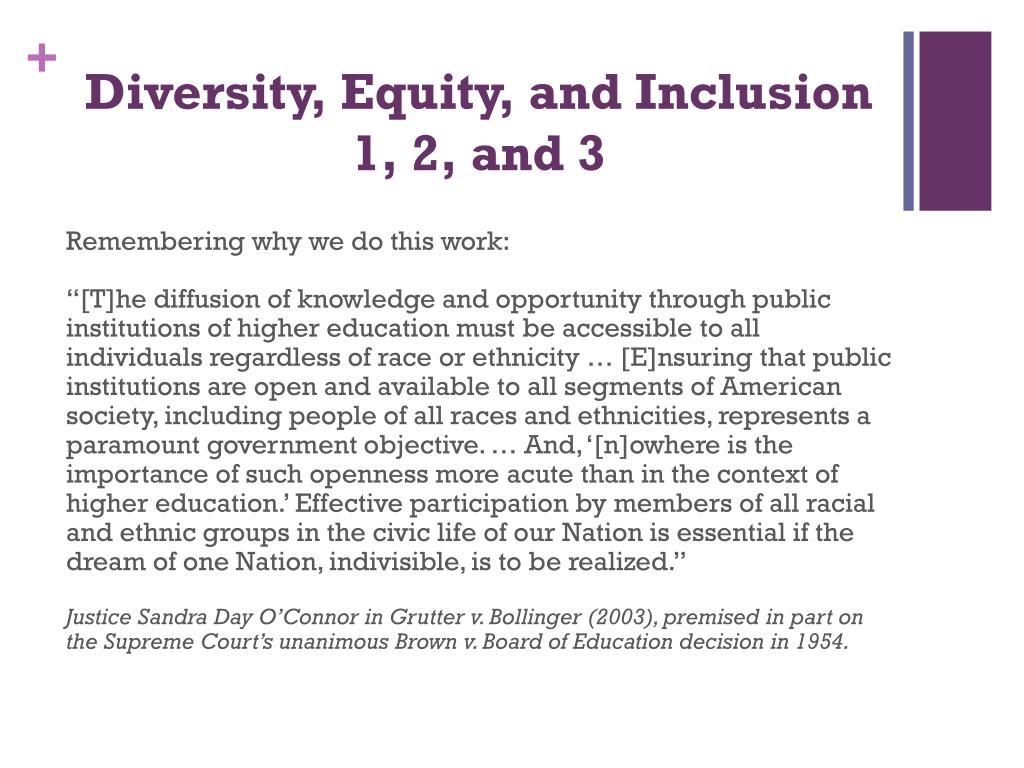 diversity inclusion and equity essay
