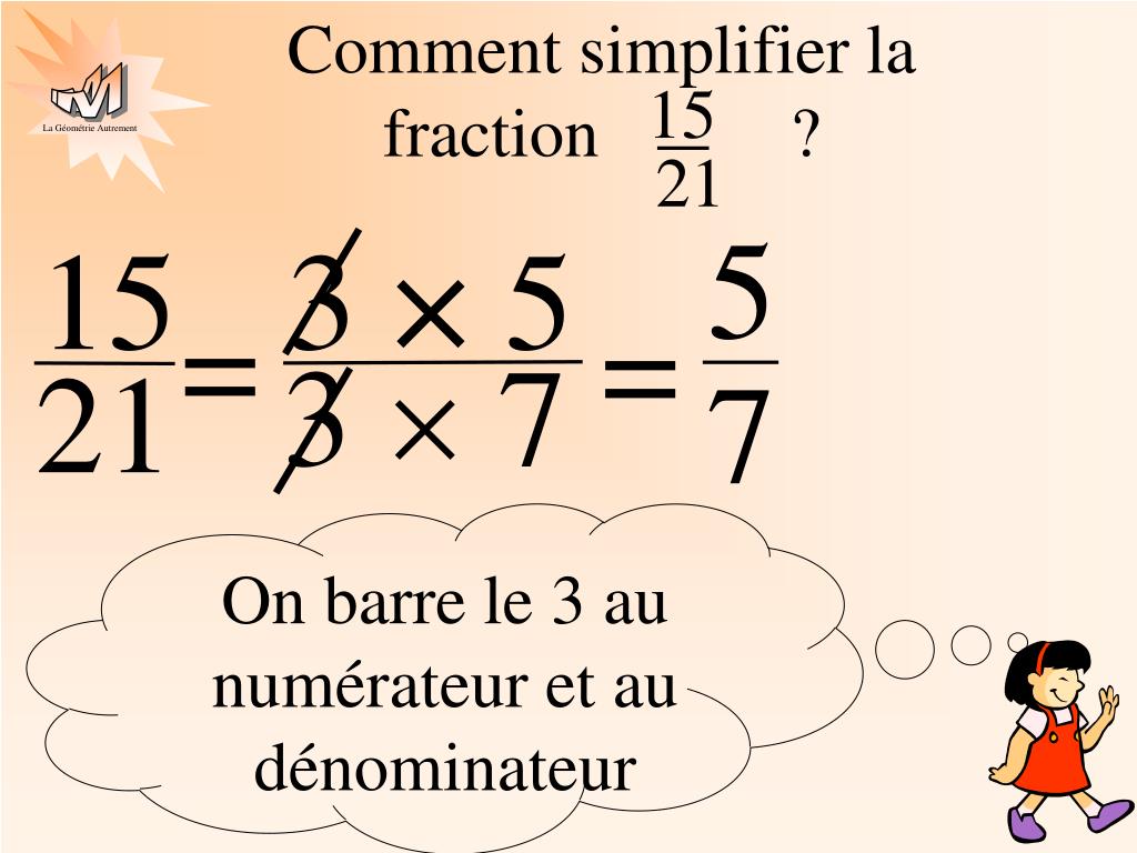 Comment Simplifier Une Fraction 4eme PPT - Les fractions PowerPoint Presentation, free download - ID:3112558