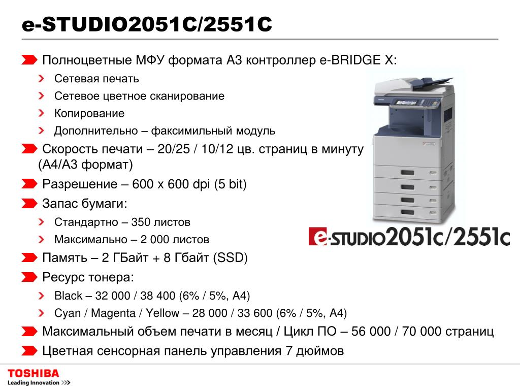 Количество печати страниц в месяц