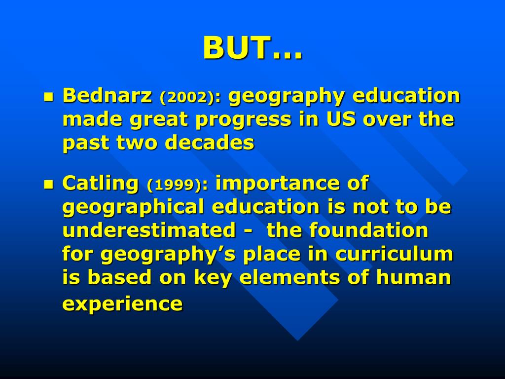 PPT Geography Education in the United States and Abroad a Case Study