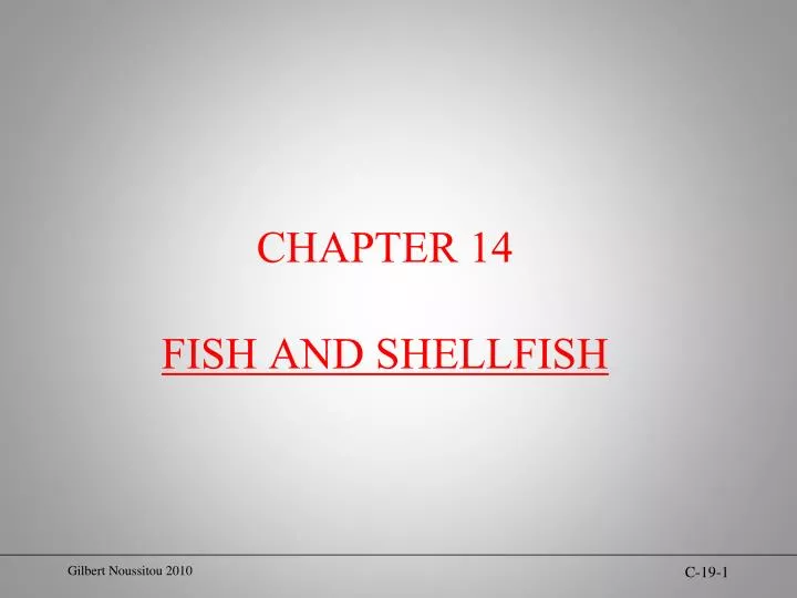 chapter 14 fish and shellfish n.