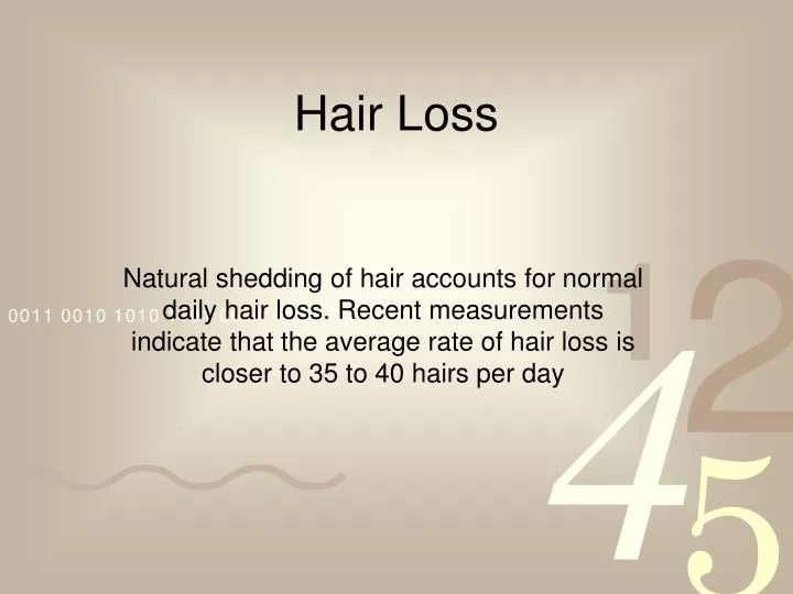 Ppt Hair Loss Powerpoint Presentation Free Download Id 3117586