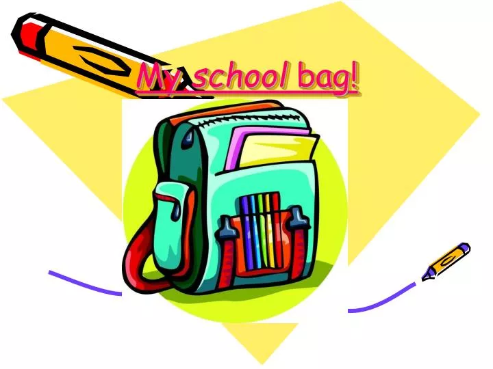 Проект my school bag