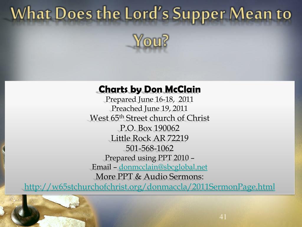 PPT What Does The Lord s Supper Mean To You PowerPoint Presentation ppt-what-does-the-lord-s-supper-mean-to-you-powerpoint-presentation