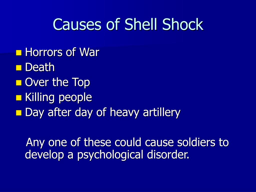 Shell shock - Definition, Meaning & Synonyms