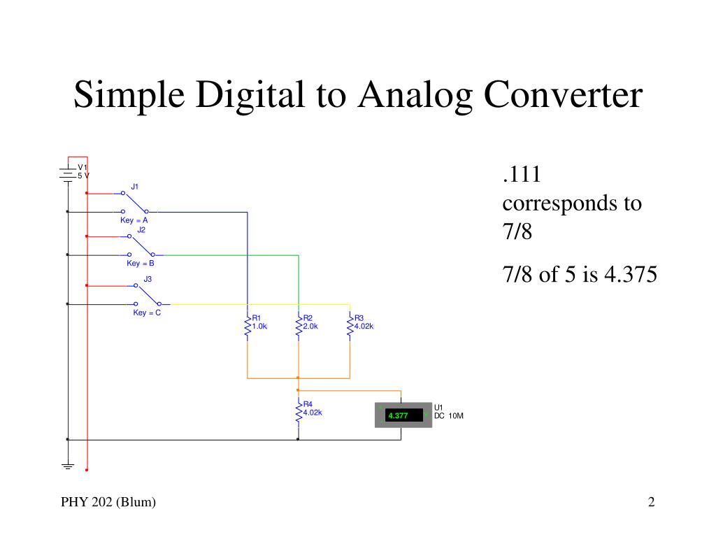 Digital Converter and Multi Circuit Diagram