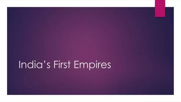 india s first empires n.