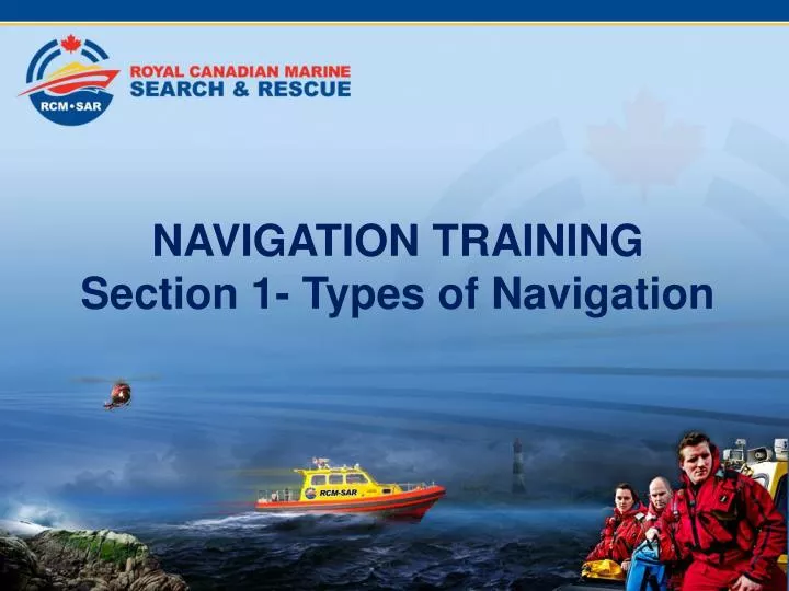 navigation training section 1 types of navigation n.