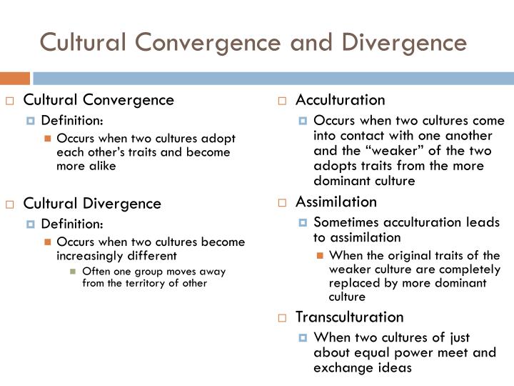 cultural convergence