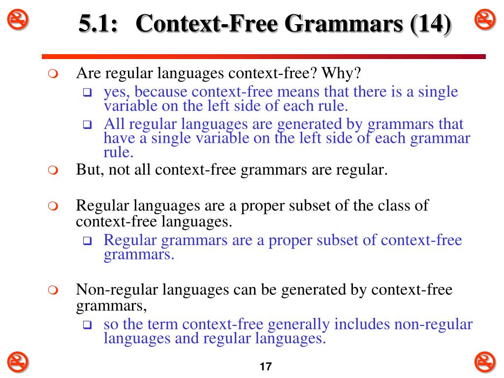 all regular languages can be expressed by using context-free grammars