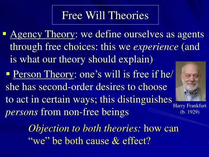 free will theories n.