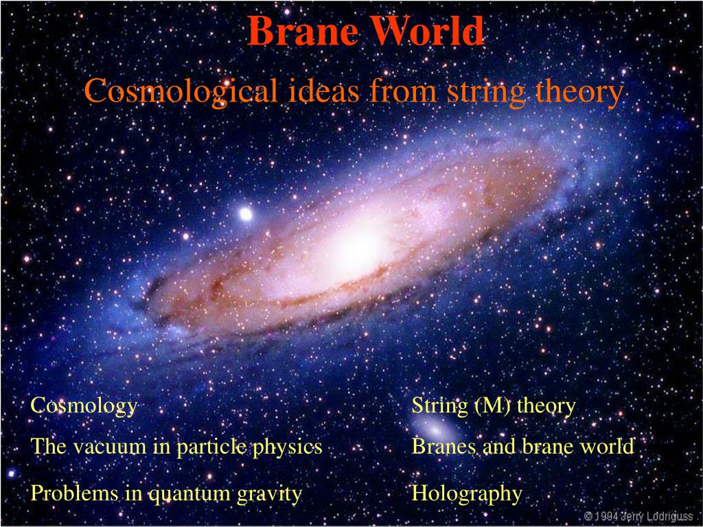 How does gravitation fit into this picture of branes?