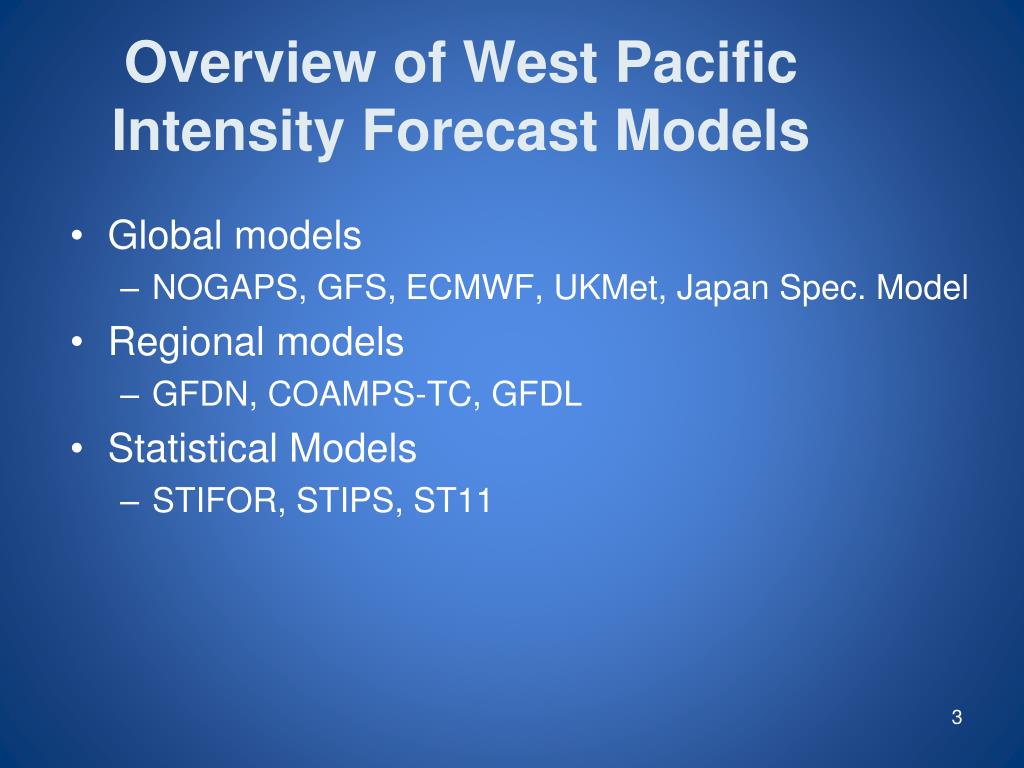 PPT - New Tropical Cyclone Intensity Forecast Tools for the Western ...