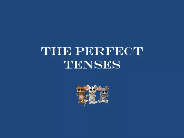 the perfect tenses n.