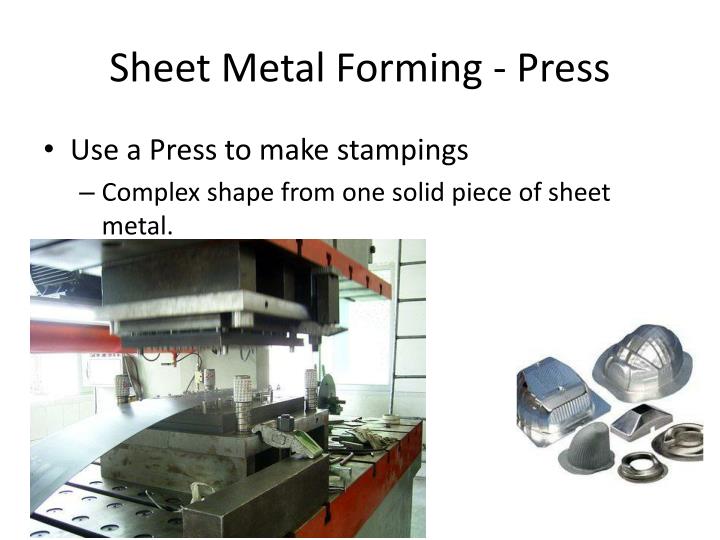 PPT - Sheet Metal & Tools PowerPoint Presentation - ID:3125739