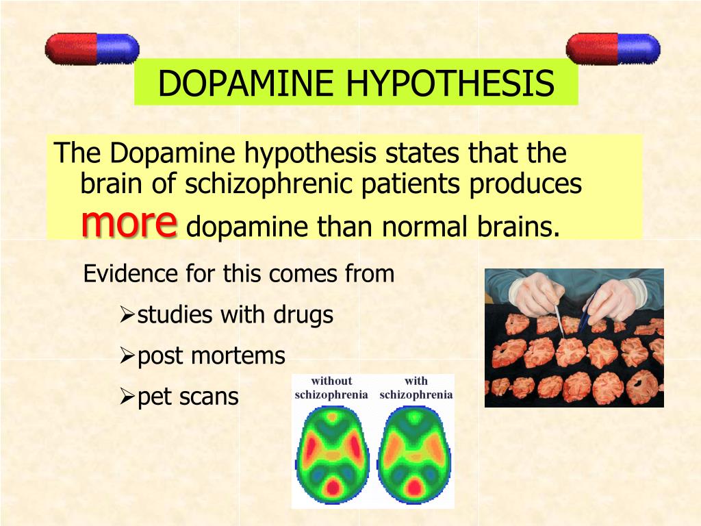 dopamine hypothesis psychology definition