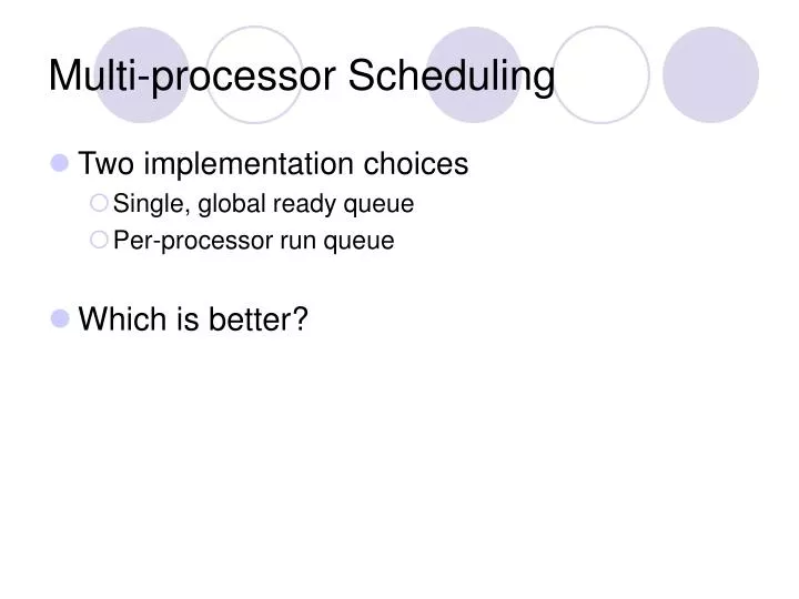 PPT Multiprocessor Scheduling PowerPoint Presentation, free download ID3126037