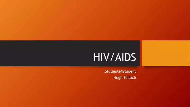 PPT HIV AIDS PowerPoint Presentation Free Download ID 3126695