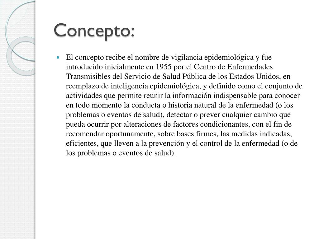 PPT Vigilancia Epidemiologica PowerPoint Presentation