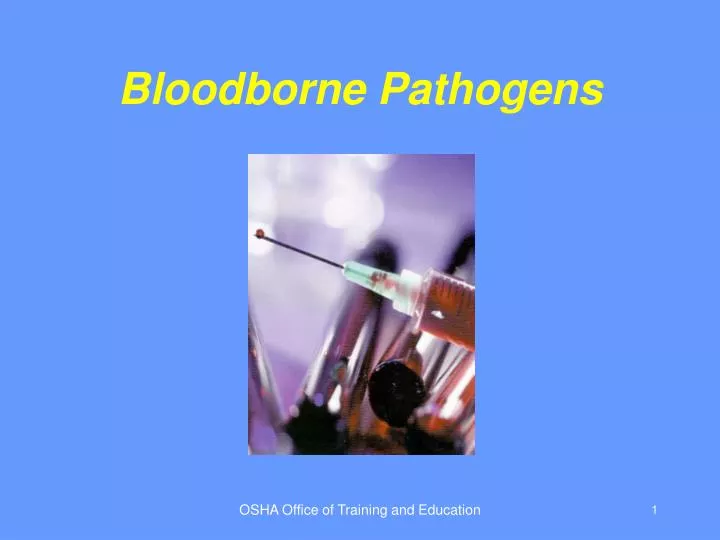 PPT - Bloodborne Pathogens PowerPoint Presentation, free download - ID ...