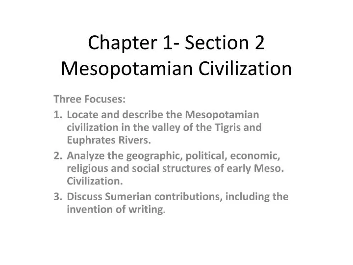mesopotamian civilization summary essay