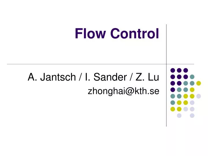 flow control n.