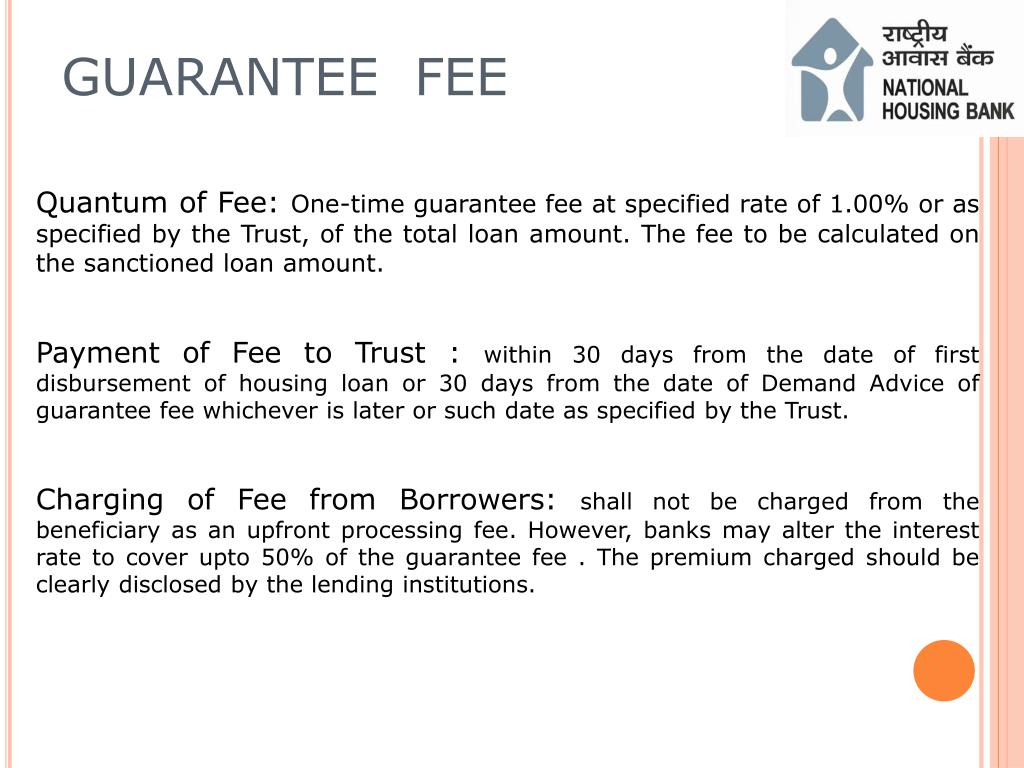 PPT “CREDIT RISK GUARANTEE FUND SCHEME FOR LOW HOUSING” PowerPoint Presentation ID