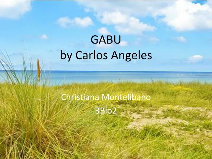 PPT - GABU by Carlos Angeles PowerPoint Presentation, free ...