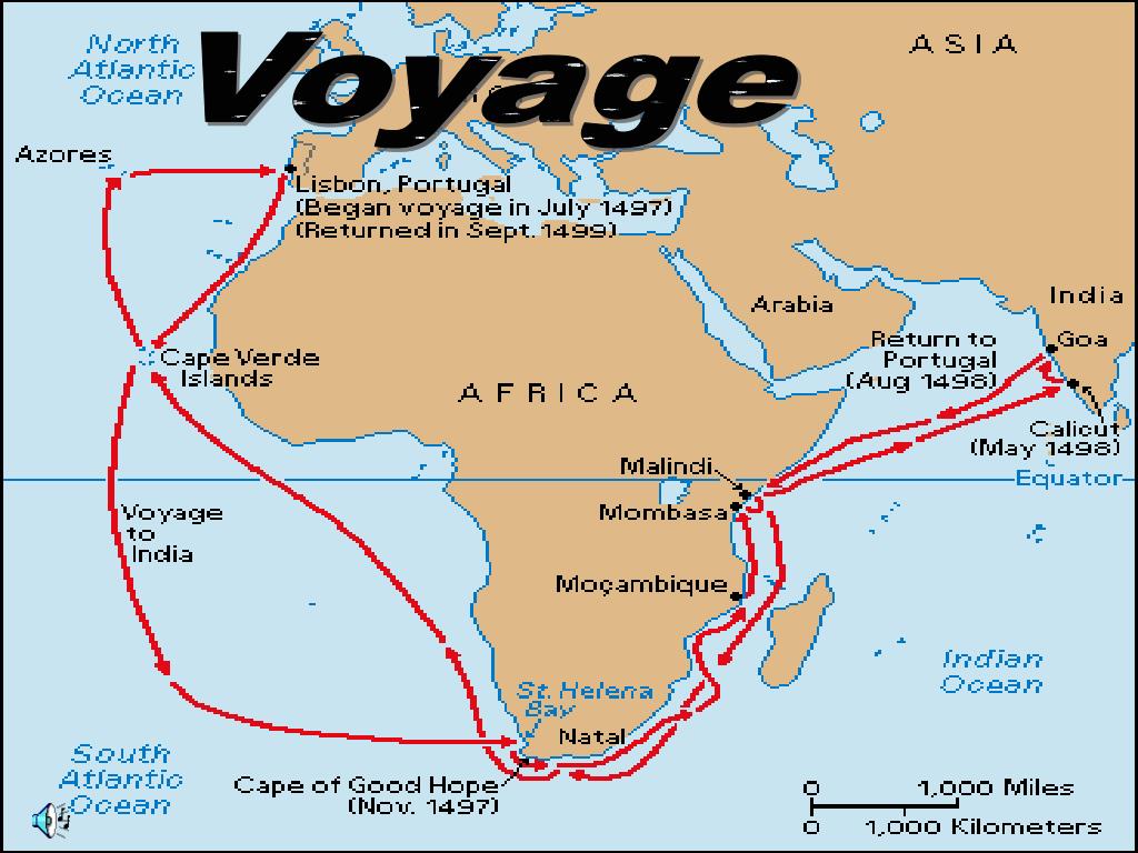 first voyage to india