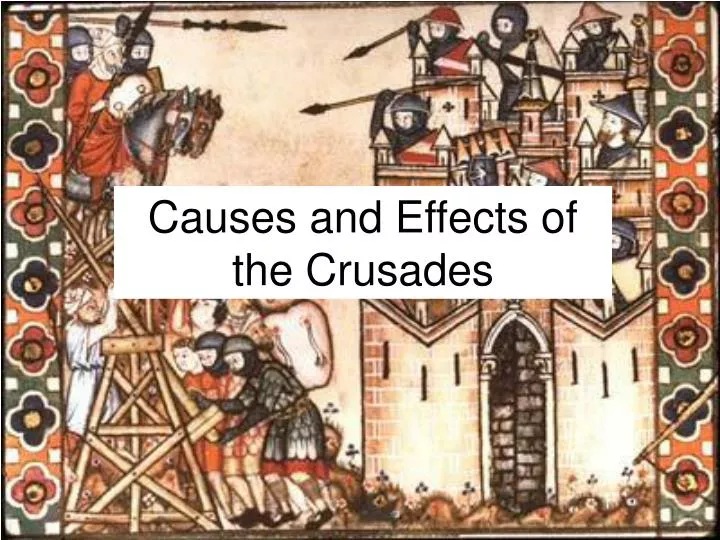 effects of the crusades essay