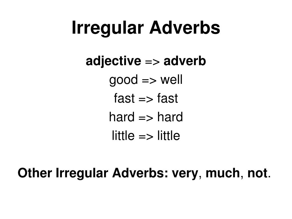 Adverbs careful. Adjectives and adverbs исключения. Irregular наречия. Irregular adverb в английском языке. Adjective ly adverb правило.