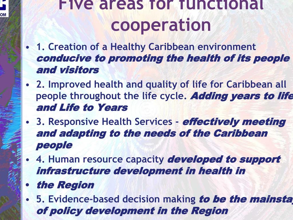 Functional Cooperation Example PPT - High-Level Meeting on Human Resources for Health in the Caribbean ...