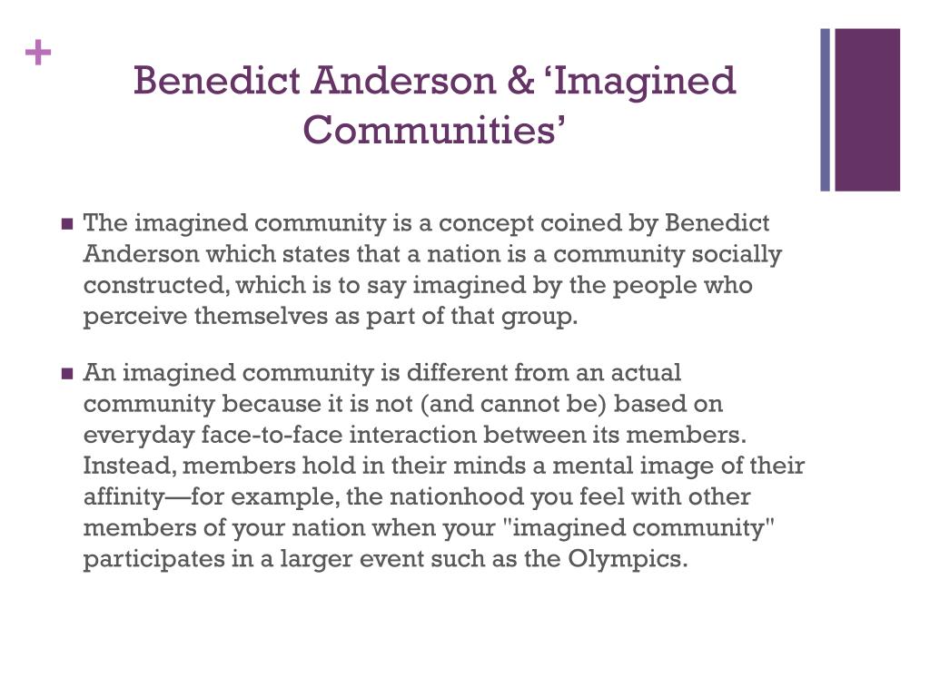 an imagined community an imagined community