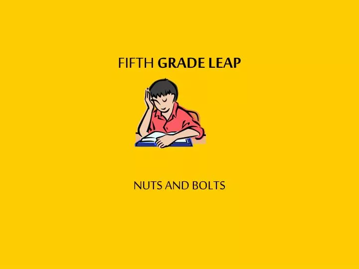 fifth grade leap n.