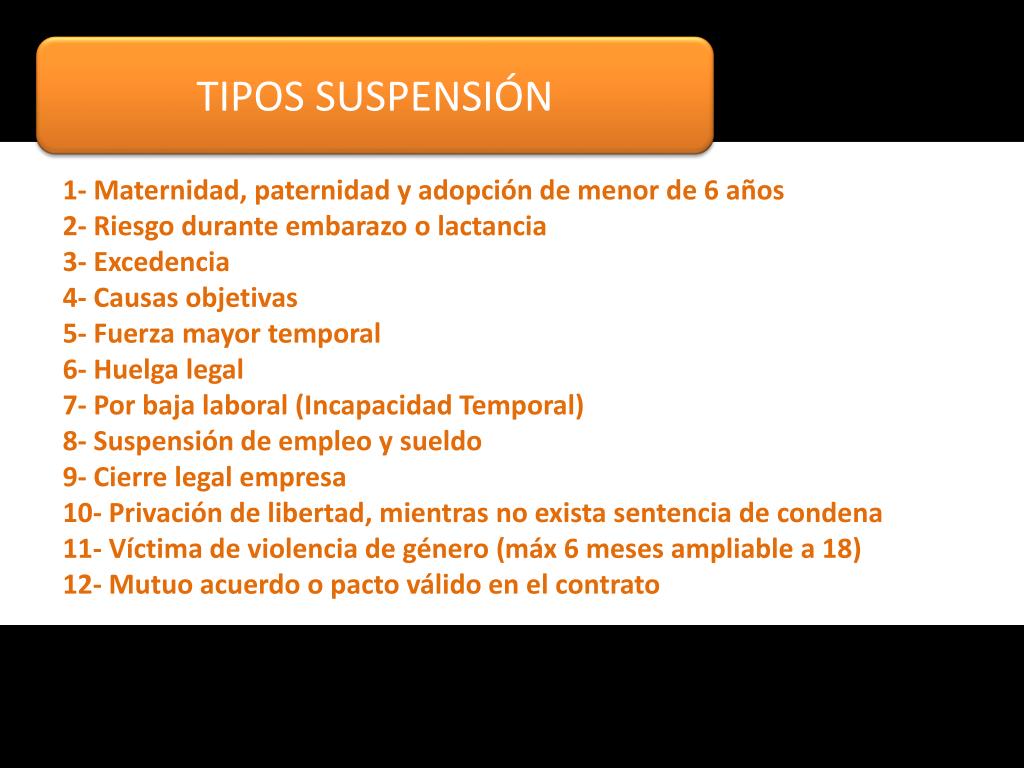 PPT - MODIFICACIÓN, SUSPENSIÓN Y EXTINCIÓN DEL CONTRATO DE TRABAJO ...