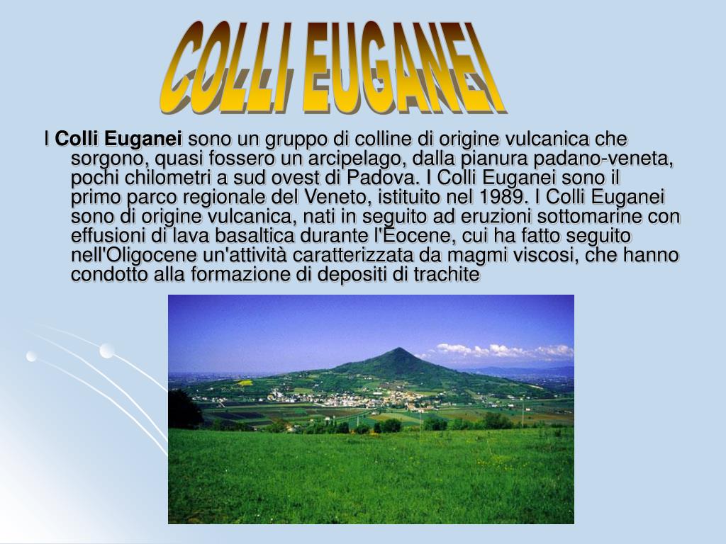 PPT - I COLLI EUGANEI PowerPoint Presentation, free download - ID:3132085