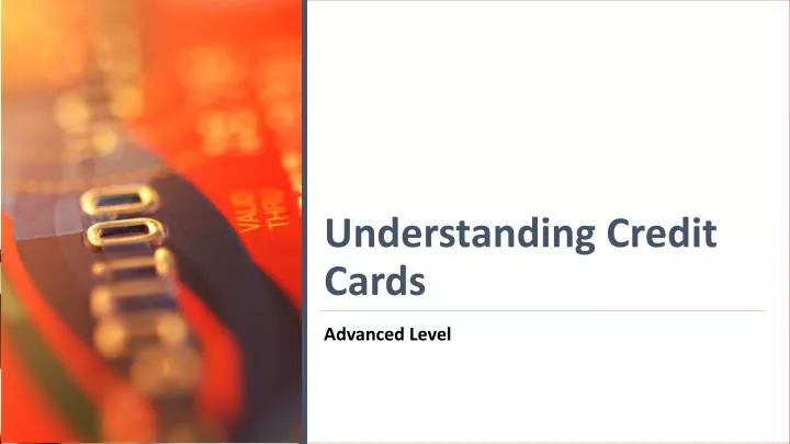 understanding credit cards n.