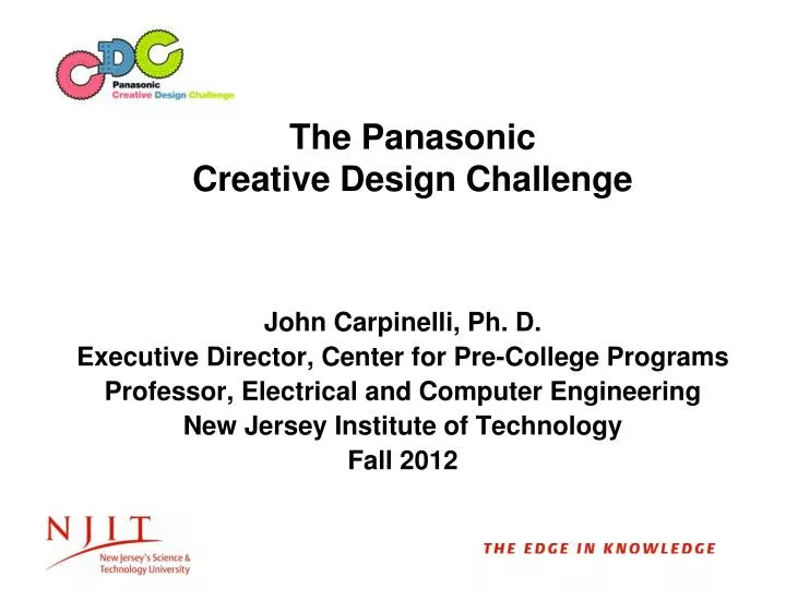 the panasonic creative design challenge n.