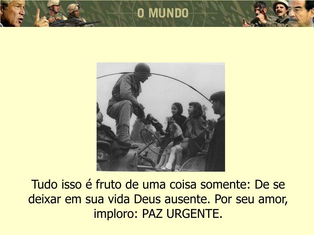 PPT - GUERRA E PAZ PowerPoint Presentation, free download - ID:3133715