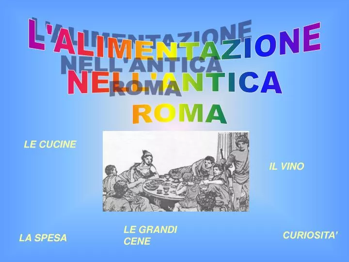 Ppt L Alimentazione Nell Antica Roma Powerpoint Presentation Free Download Id