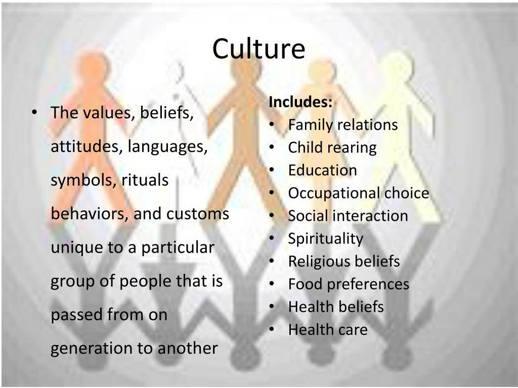 a presentation about culture