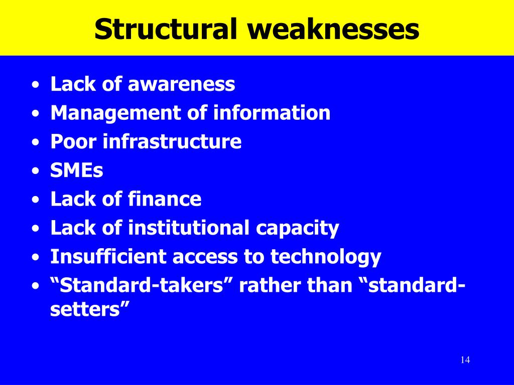 Key Infrastructure Weaknesses PPT - Public Symposium: Challenges ahead on the Road to Cancun 16-18th ...