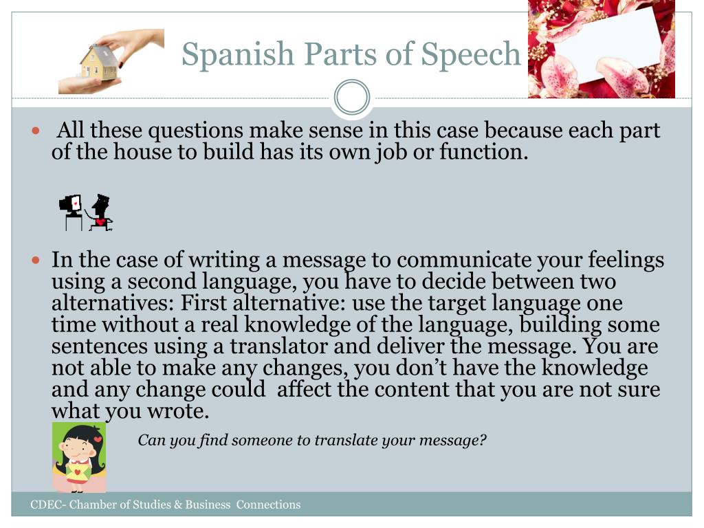 give speech spanish