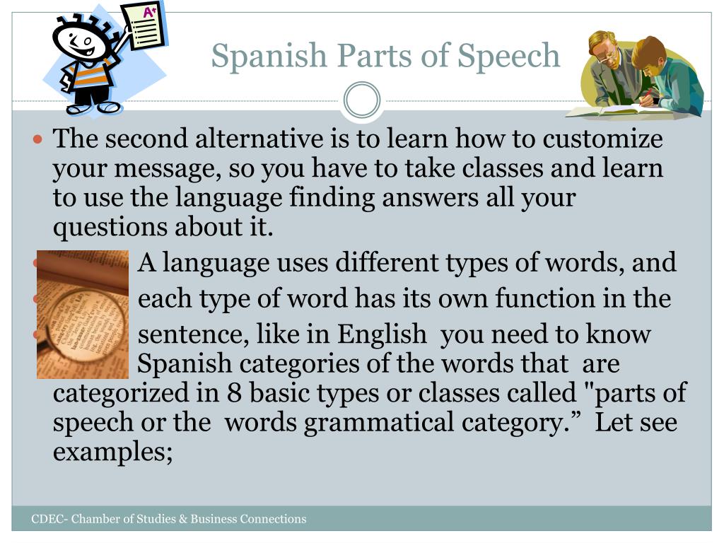 speech spanish definition